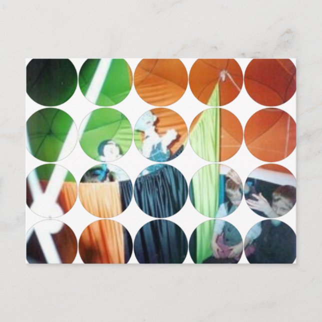 Cartão da foto do círculo (Frente)