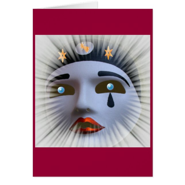 Cartão da gota do rasgo (Frente)