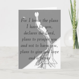 Cartão da graduação do 29:11 de Jeremiah