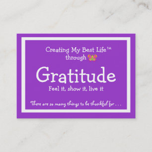 Cartão da gratitude com borboleta bonito