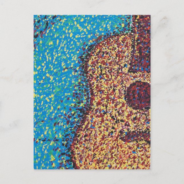 Cartão da guitarra de Impresionist (Frente)