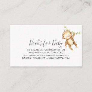 Cartão da inserção do chá de fraldas do pedido do