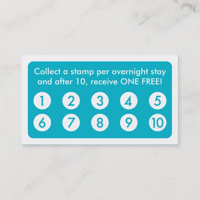 cartão da lealdade da pata do animal de estimação (Verso)