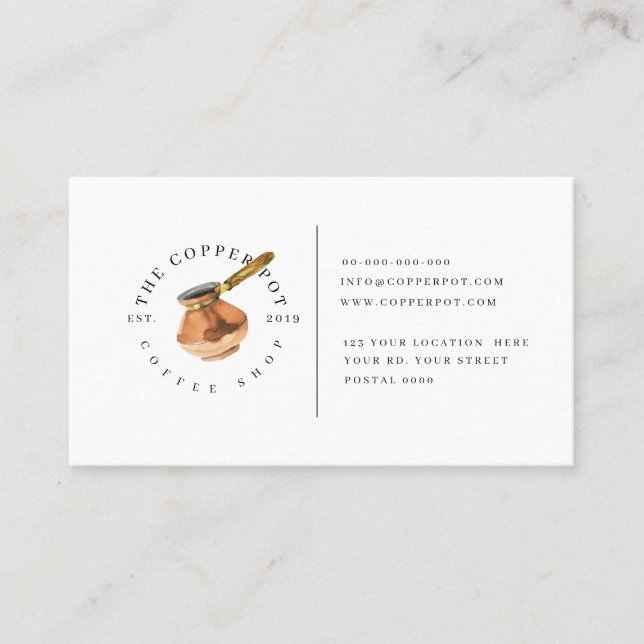 Cartão da lealdade para o cartão de visita da (Frente)