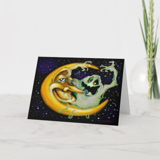 Cartão da Lua Fantasma (Frente)
