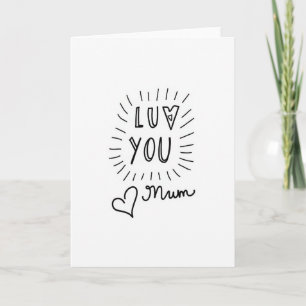Cartão da Mãe que Irradia Amor