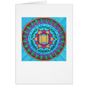 Cartão da mandala de Shema
