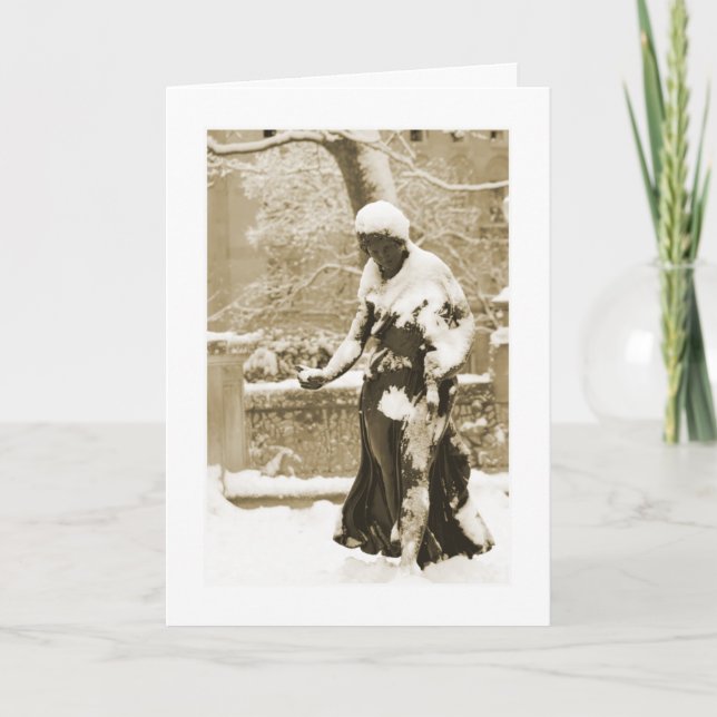 Cartão da menina do pato de Philadelphfia, ouro (Frente)