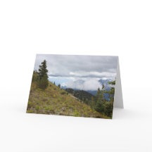 Cartão da montanha das citações do salmo