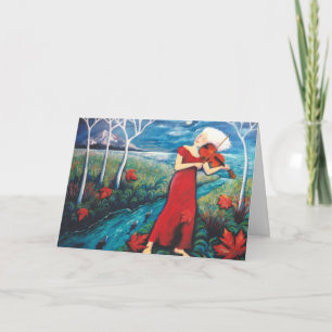 Cartão da música do Natal