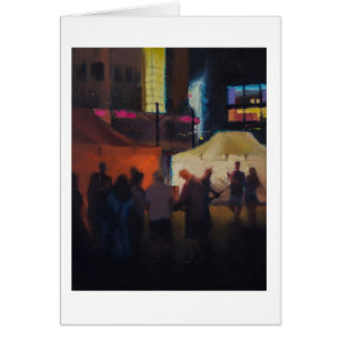 Cartão Da "música rua "