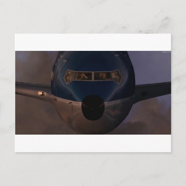 Cartão da noite de DAX B737 (Frente)