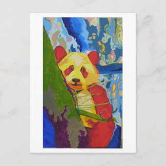 Cartão da panda do pop