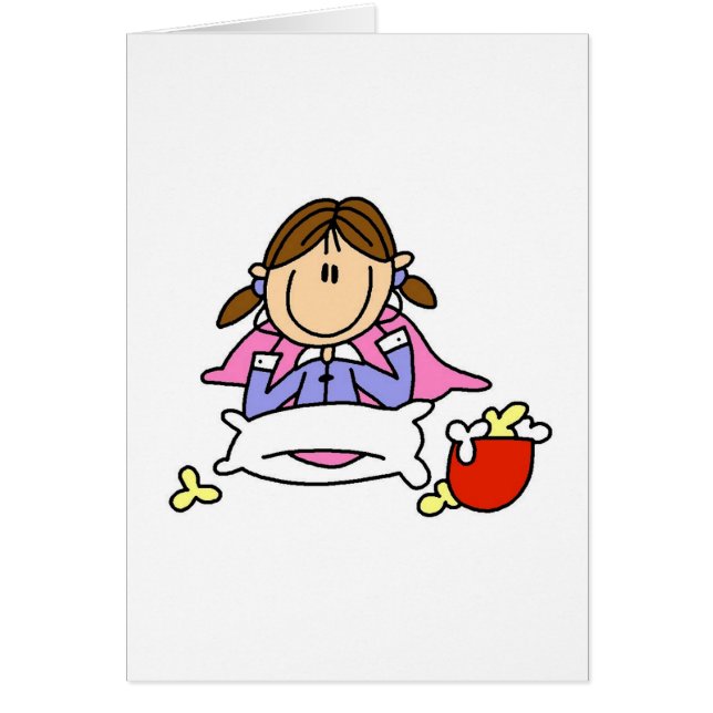 Cartão da pipoca e dos pijamas (Frente)