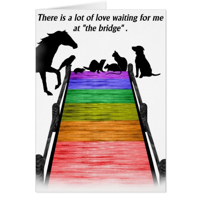 Cartão da ponte do arco-íris (Frente)