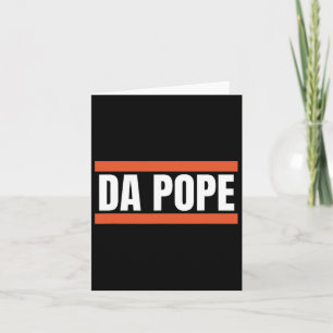 Cartão Da Pope Da América O Papa Leo Xiv Do Papa De Chica