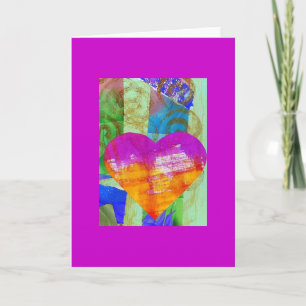 Cartão da porta do coração