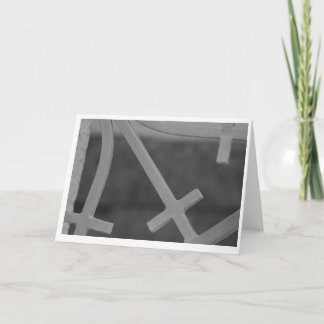 Cartão da porta do ferro