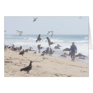 Cartão da praia de Califórnia