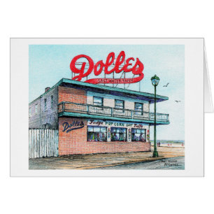 Cartão da praia de Paul McGehee "Candyland -