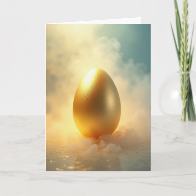 Cartão da Preciosa Joia da Luz Dourada (Frente)