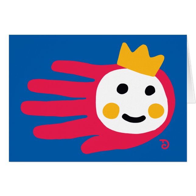 Cartão da princesa (Frente Horizontal)