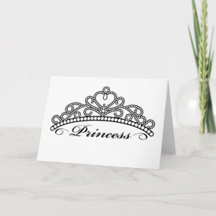 Cartão da princesa Tiara