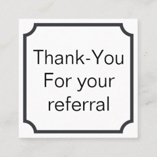 Cartão da referência ou da lealdade para cliente