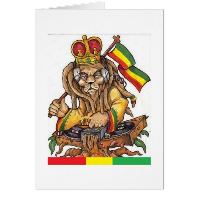 cartão da reggae (Frente)