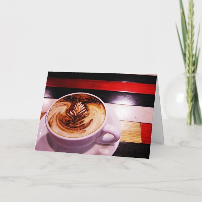 Cartão da ruptura de café (Frente)