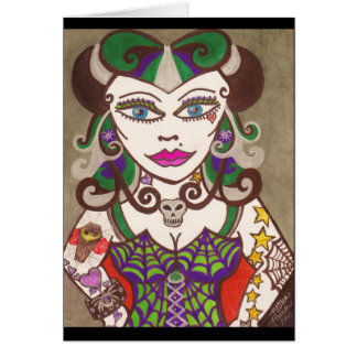 Cartão Da "senhora Web "