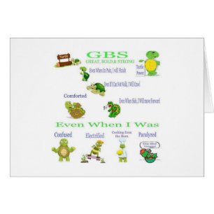 cartão da síndrome da barra do guillain