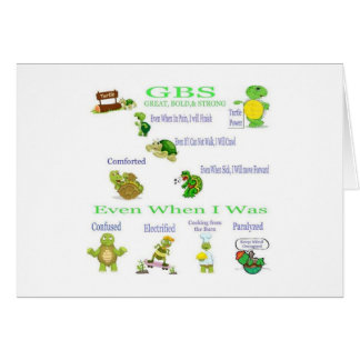 cartão da síndrome da barra do guillain