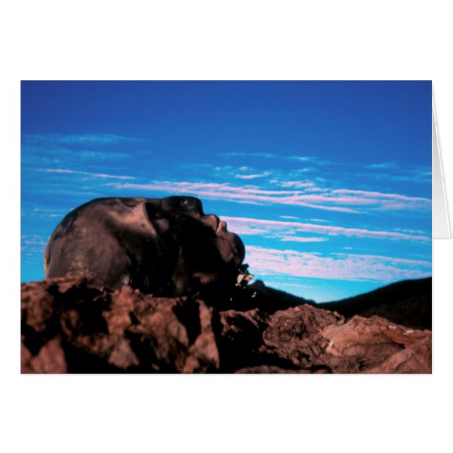 Cartão Da terra/cartão dobrado (Frente Horizontal)