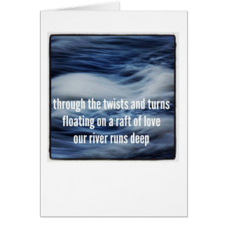 Cartão da viagem da demência: Jangada do amor