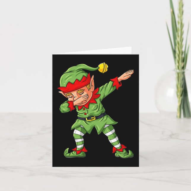 Cartão Dabbing Halloween Skeleton Zombie Scary Pumpkin Va (Frente)