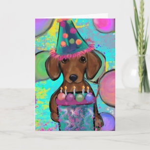 Cartão Dachshund