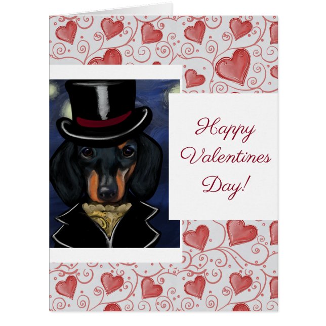 CARTÃO DACHSHUND (Frente)