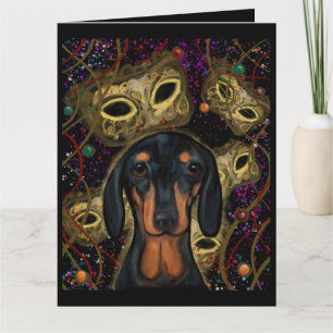 Cartão Dachshund         