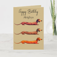Dachshund Personalizado