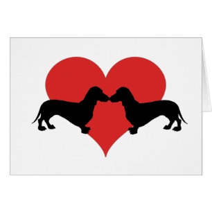 Cartão Dachshundlove