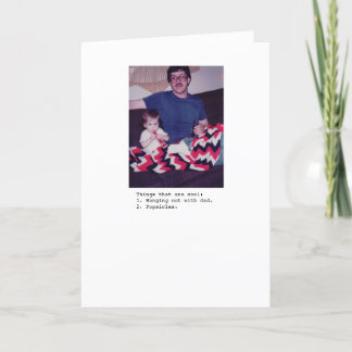 Cartão Dad and Popsicles