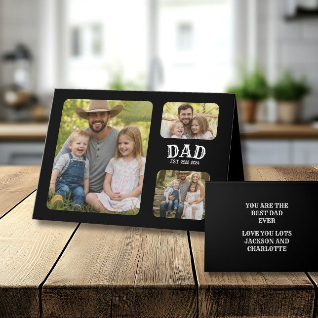 Cartão Dad Est 3 Photo (Criador carregado)