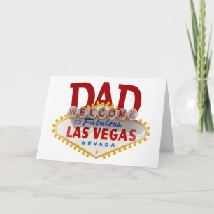 Cartão DAD Father's Day or Birthday Las Vegas Card