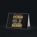 Cartão Dad Gift | Any Man Can Be A Father Dachshund Daddy<br><div class="desc">Dad Gift | Any Man Can Be A Father But It Takes Someone Special To Be A Dachshund Daddy. Give a gift for your Dad !! Great Father !</div>