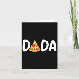 Cartão Dada Birthday Pizza primeiro aniversario Pizza Mat