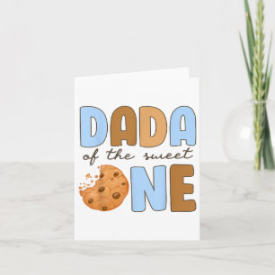 Cartão Dada Do Doce Biscoitos E Leite 1º Aniversário