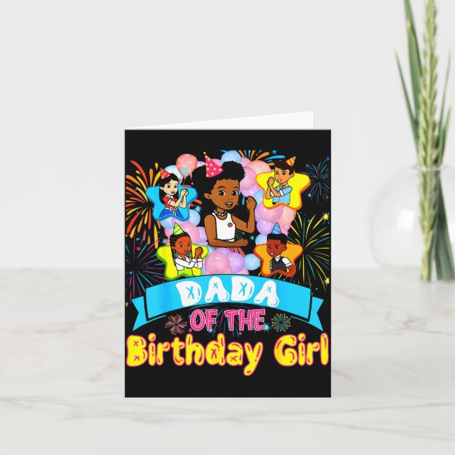 Cartão Dada Of Birthday Girl Gracie Birthday Dolls Girl P (Frente)