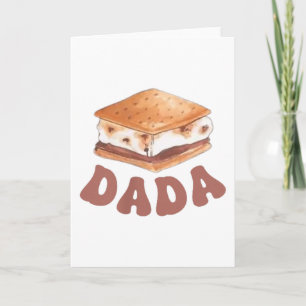Cartão Dada Smore Primeiro Aniversário Camping Para Ser U