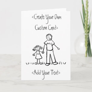 Cartão Daddy's Girl Greeting Card